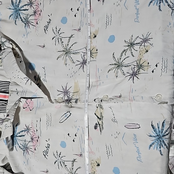 Denim & Flower Ricky Singh  button down short sleeve casual Hawaiian - Picture 8 of 8